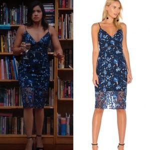 Bardot Sapphire Midi Dress in Floral (New w/o tag)